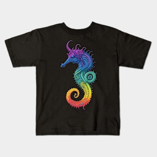 seahorse design Kids T-Shirt